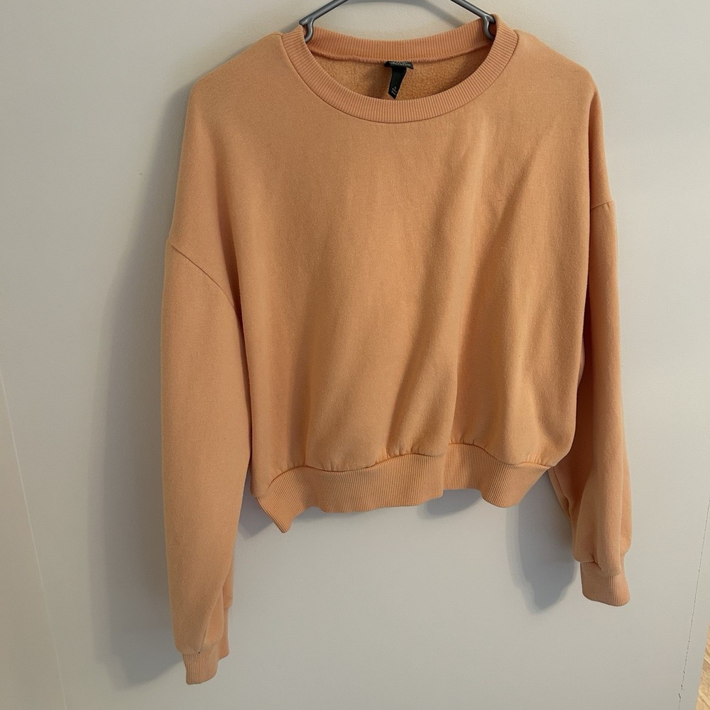 Wild Fable Pullover crewneck Sweater Orange XL normcore cozy everyday casual
